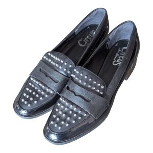 Circus by Sam Edelman Black Studded Loafers Size EU39/US9